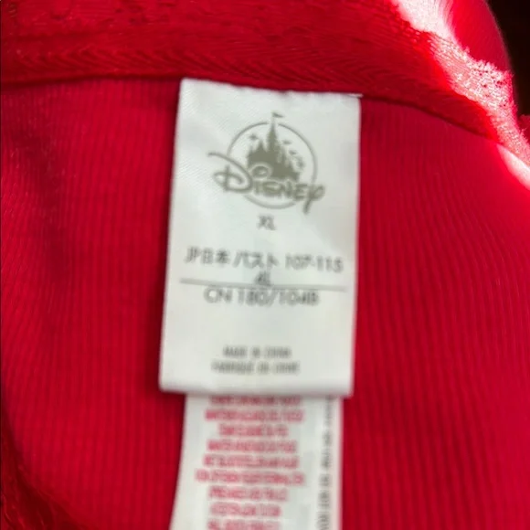 Disney Red Long Sleeve V-Neck Top - Picture 14 of 16